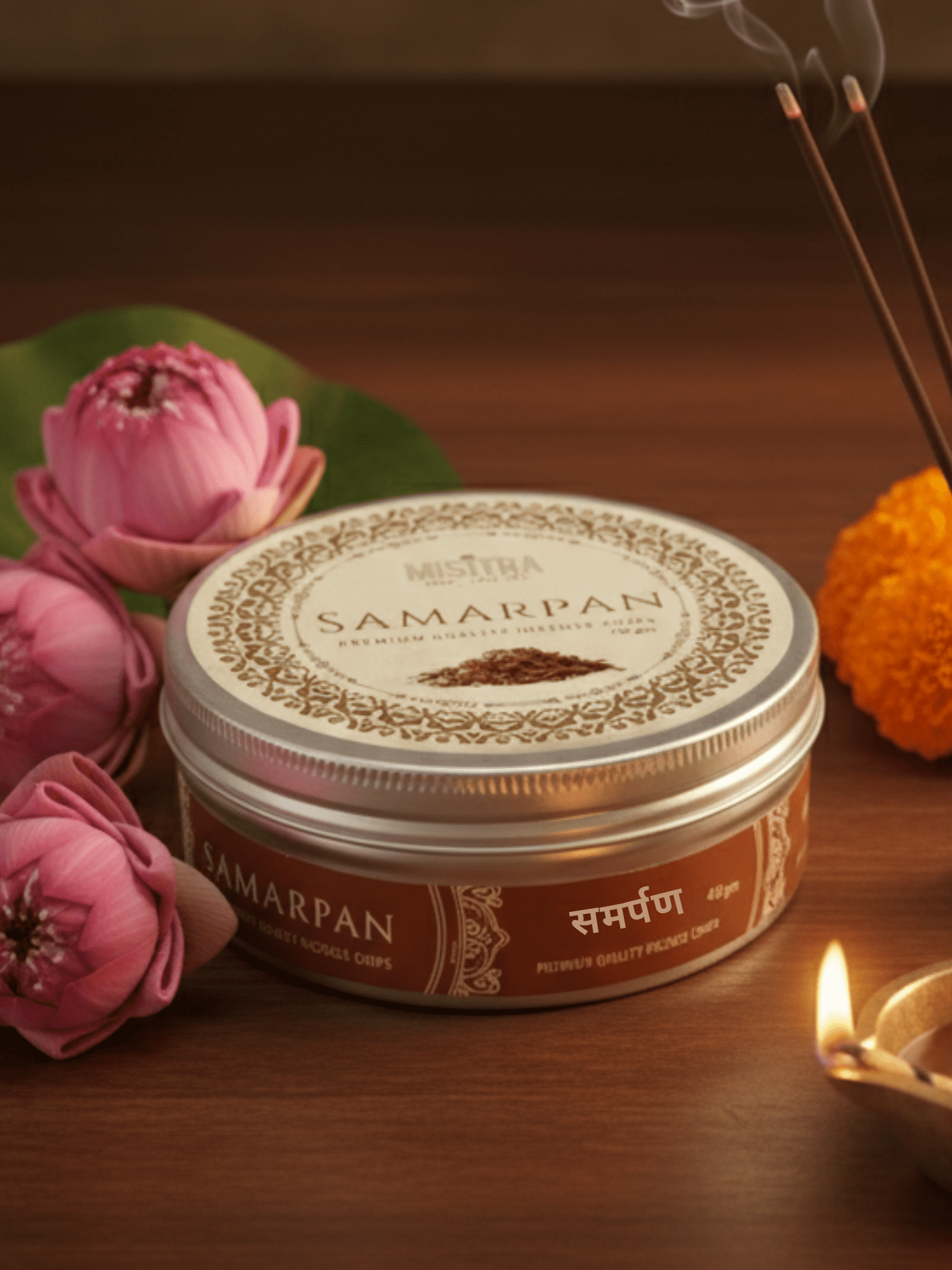 समर्पण (2) Samarpan Incense Chips – Serene & Soulful Aroma - Image 1