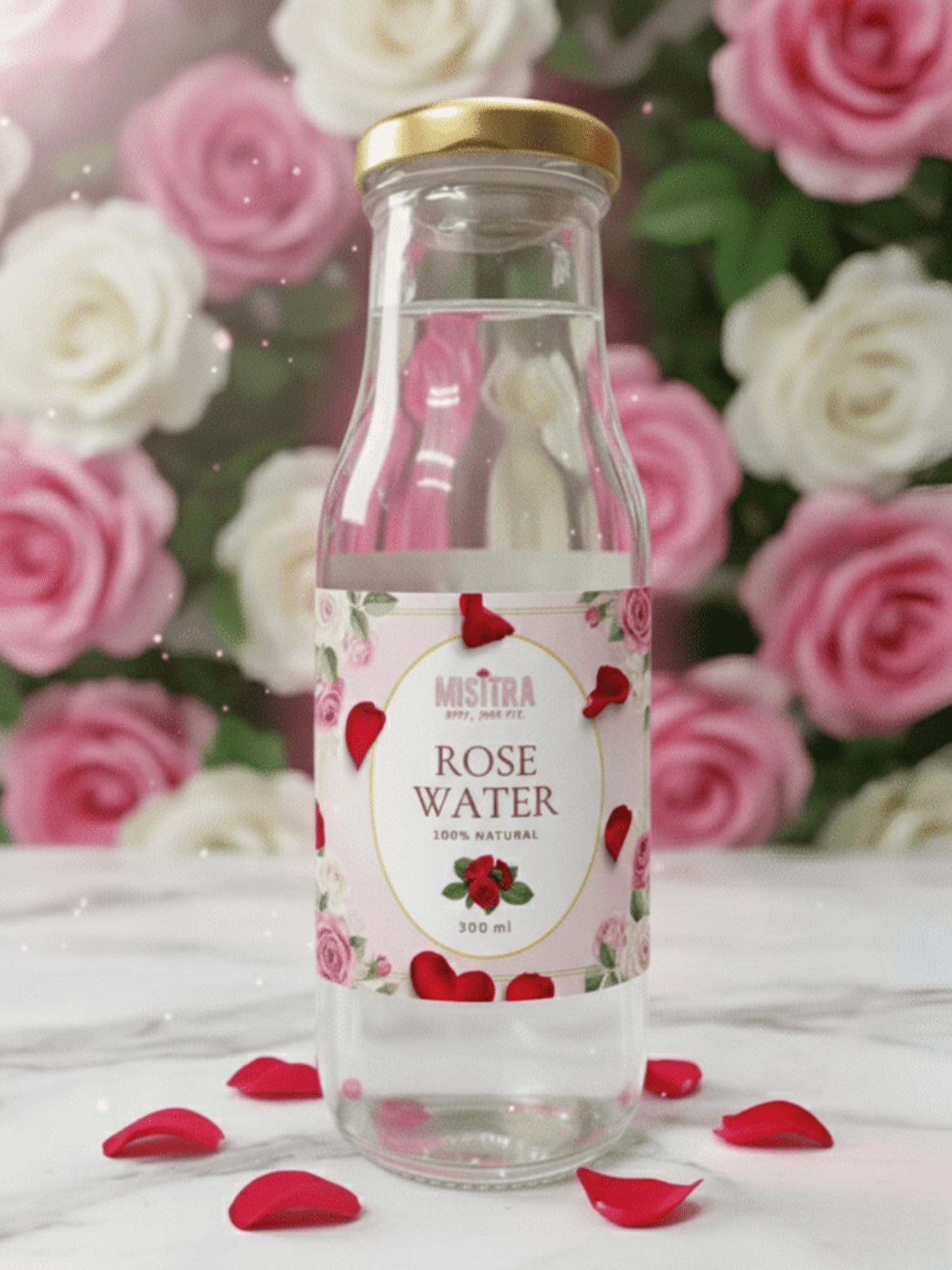 समर्पण (4) Gulab Jal (Rose Water) – Pure Floral Hydrosol - Image 1