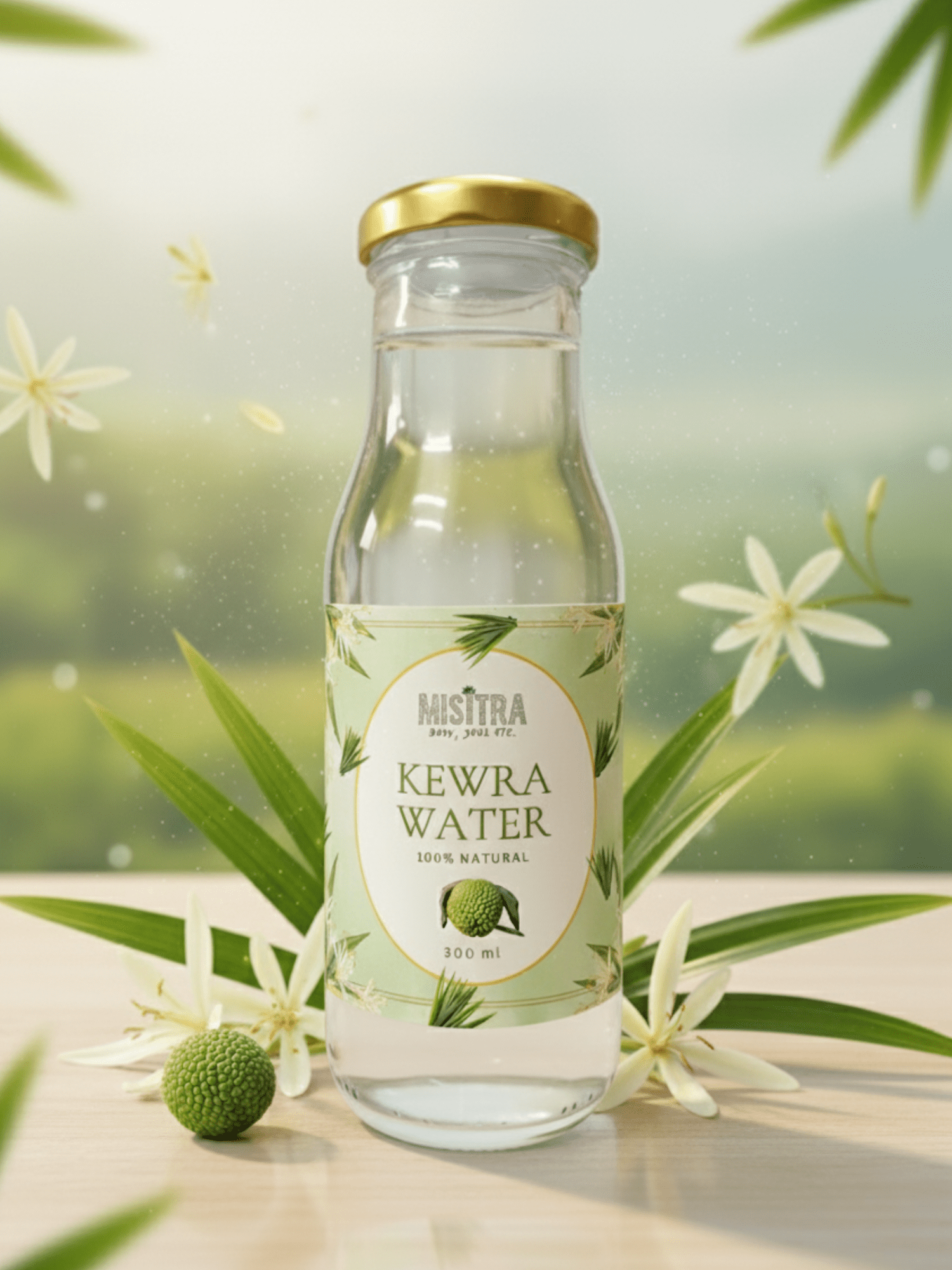 समर्पण (5) Kewra Jal (Kewra Water) – Pure Floral Hydrosol - Image 1