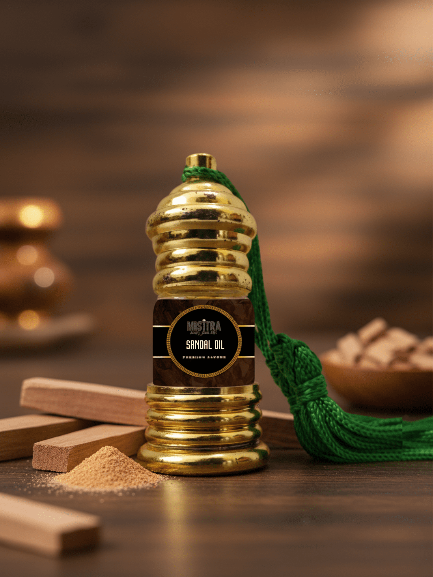 समर्पण Sandal Oil – Sacred Woody Essence - Image 1